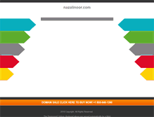 Tablet Screenshot of nazalinoor.com